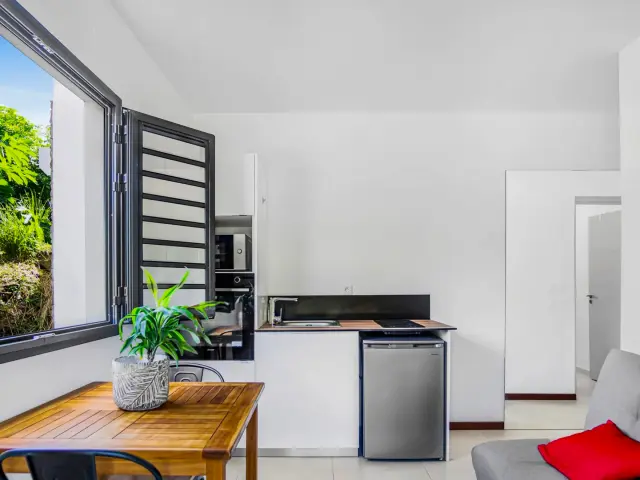 Salon - Cuisine Studio Morphée Jo'z le rêve Anses d'Arlet Martinique