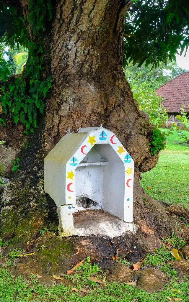 Temple hindou Baie des trésors Trinité Martinique