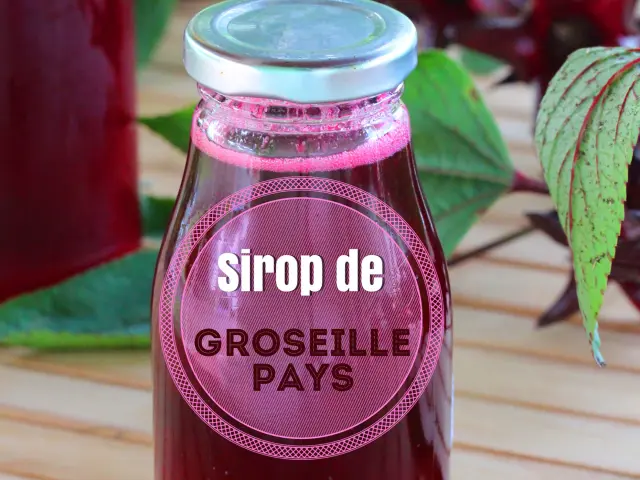 Sirop Groseille pays Martinique
