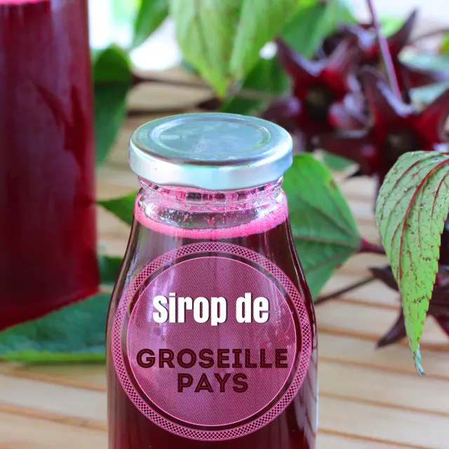 Sirop Groseille pays Martinique