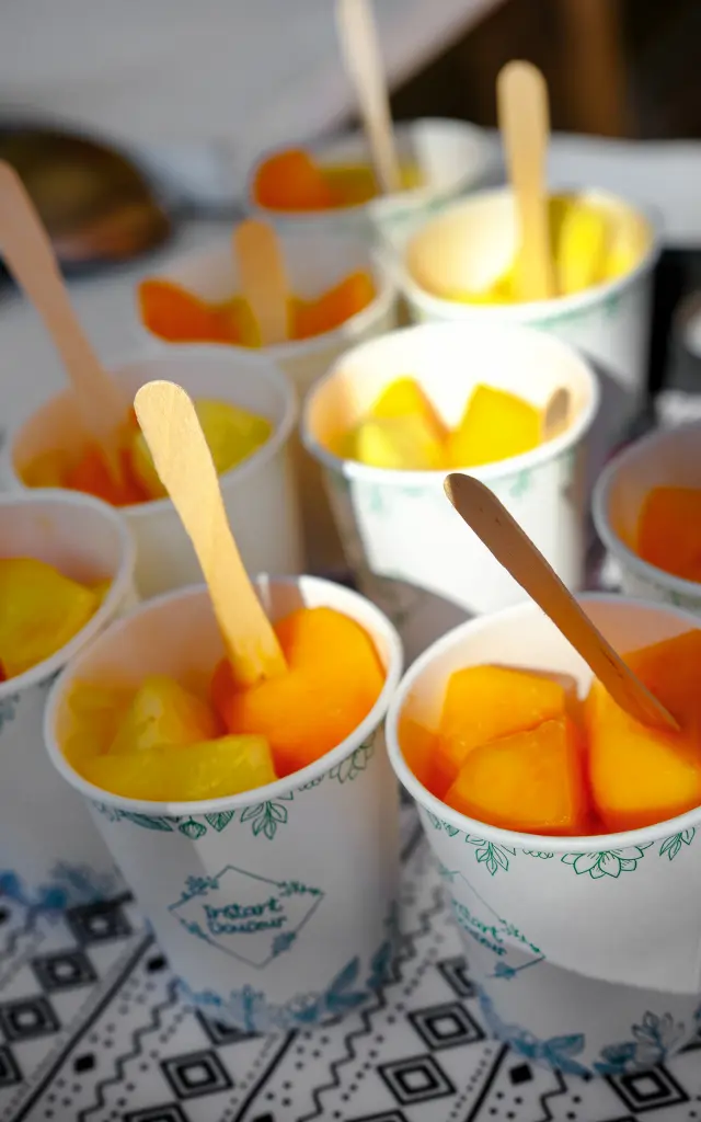 Salade de fruit tropicaux Bébêche bikini beach Sainte-Anne Martinique