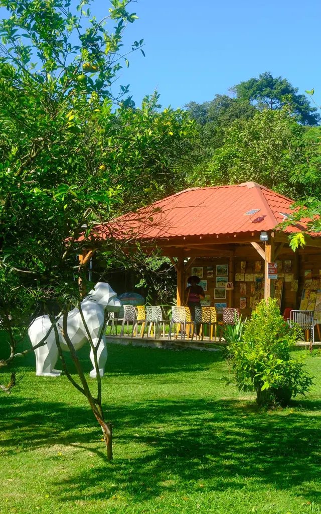 Jardin Kaz à Vanilles Trinité Martinique