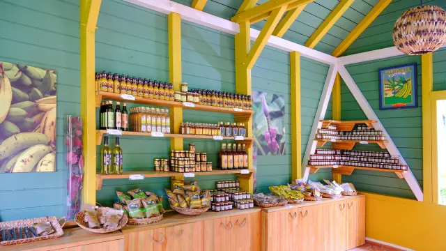 Boutique du Musée de la Banane Martinique produits artisanaux à base de banane