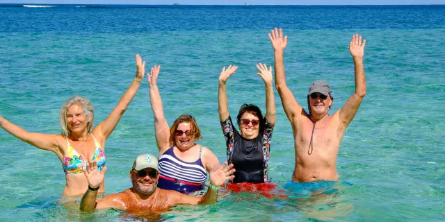 Baignade aux Fonds blancs Denis Excursions François Martinique