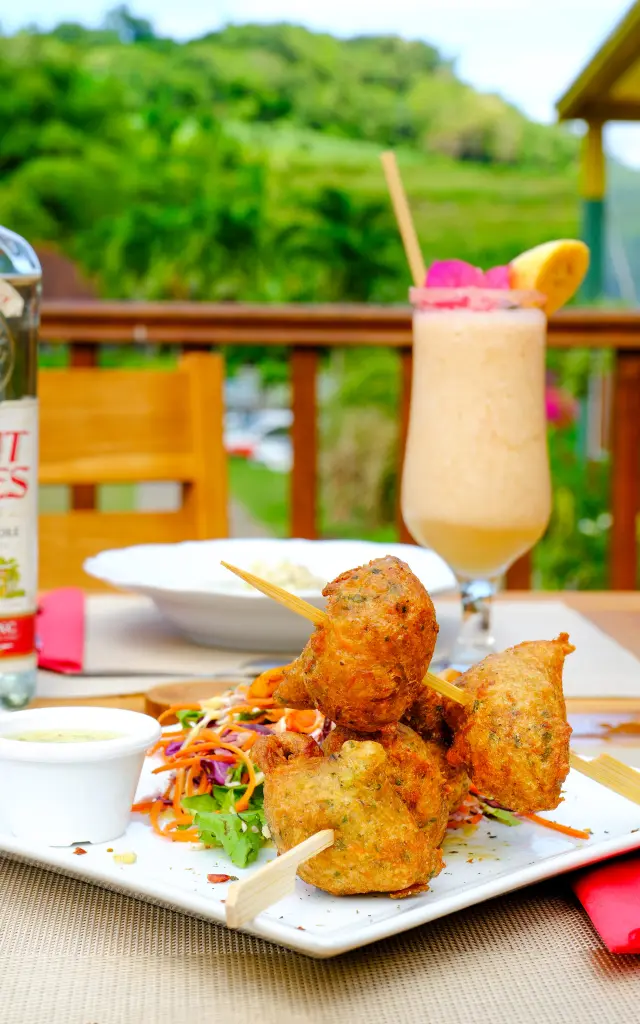 Accras Restaurant La Bananeraie Musée de la banane Sainte-Marie Martinique