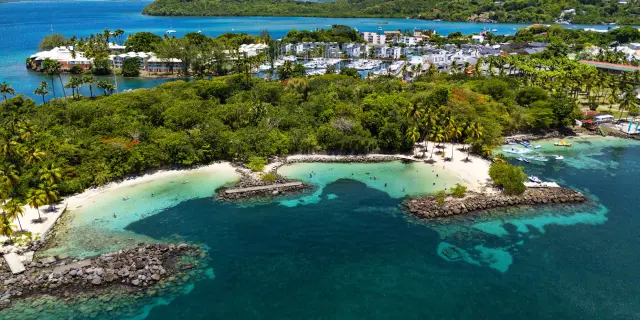 Plage Pointe du bout Trois-îlets Martinique