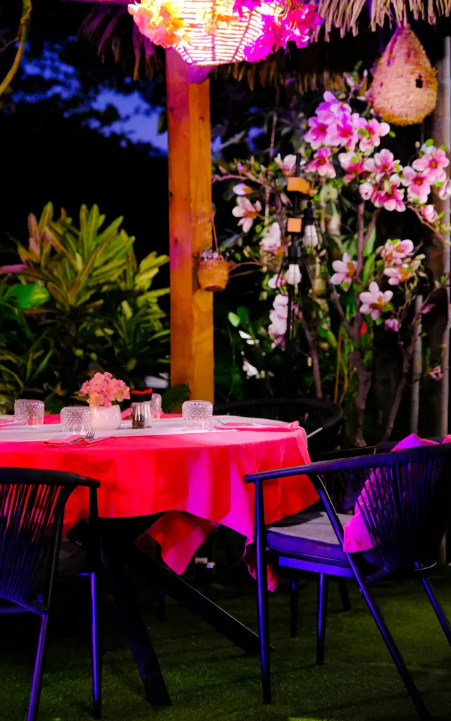 Salle Restaurant Le Jardin des envies Trois-îlets Martinique