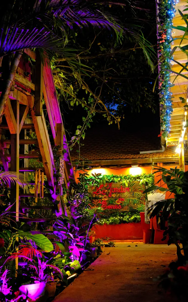 Entrée Restaurant Le Jardin des envies Trois-îlets Martinique