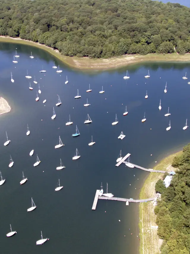 Vue des Lacs de l'Eau D'Heure