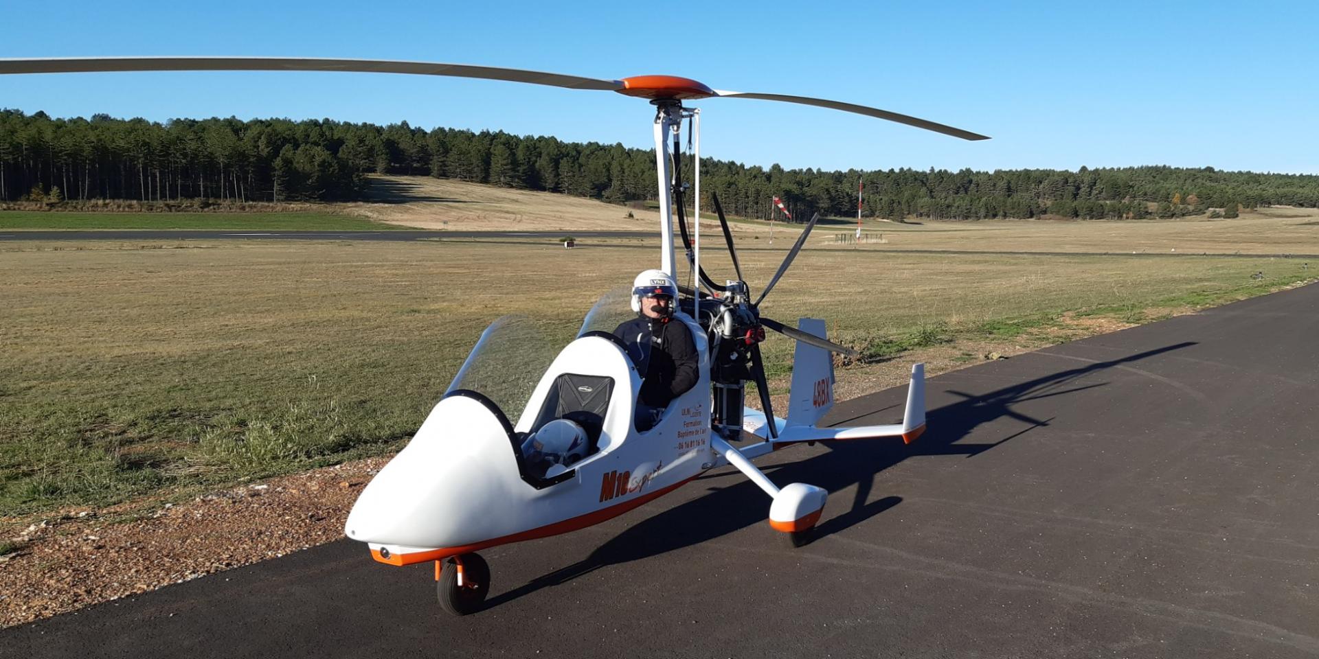 Baptême de l'air en ULM-autogire