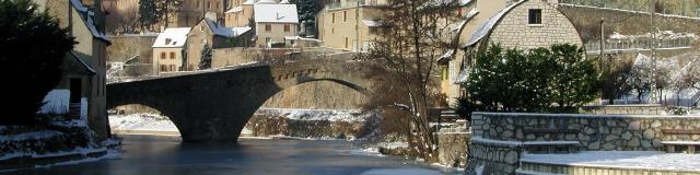 Pont Notre-Dame sur le Lot gelé 2001