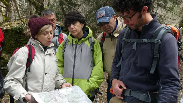 Willy Sudre en accompagnement de randonnée pedestre