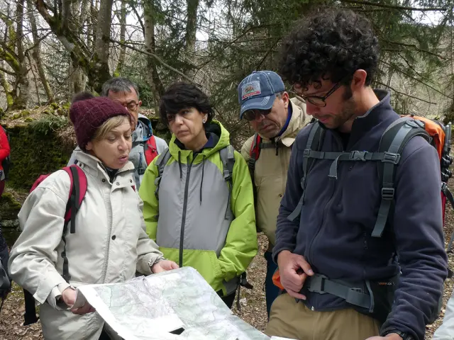 Willy Sudre en accompagnement de randonnée pedestre