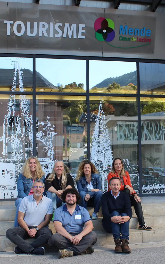 L'équipe de l'Office de Tourisme de Mende, Coeur de Lozère