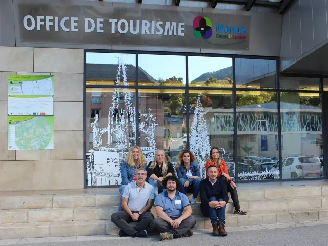 L'équipe de l'Office de Tourisme de Mende, Coeur de Lozère