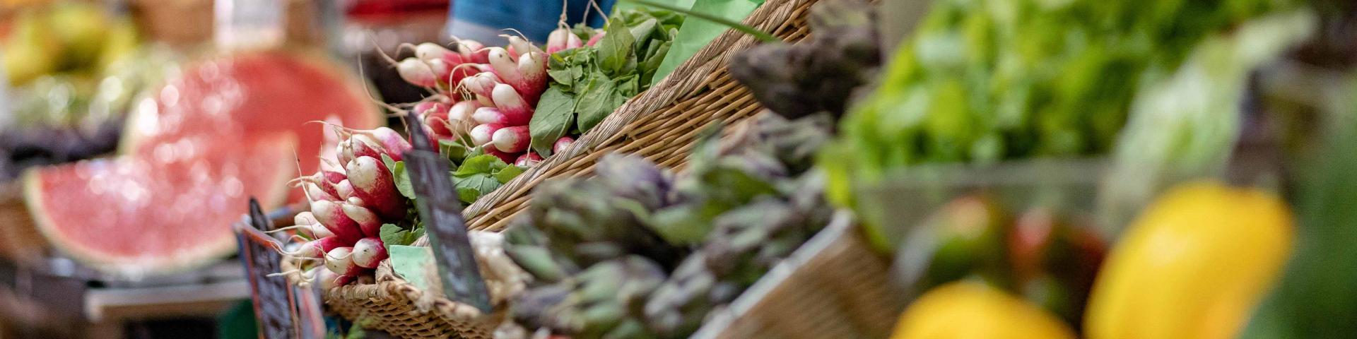 Menton Marche Des Halles Alimentaire