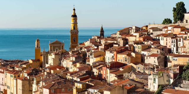 Menton Vue Vieille Ville