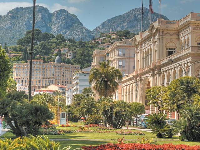 Jardin et Palais de l'Europe à Menton