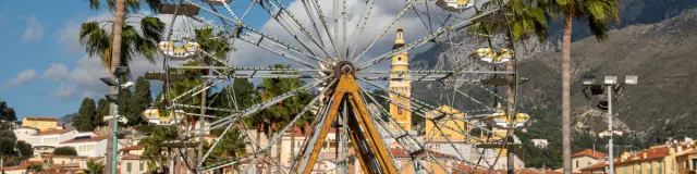 Noel a menton roue. credit ville de menton