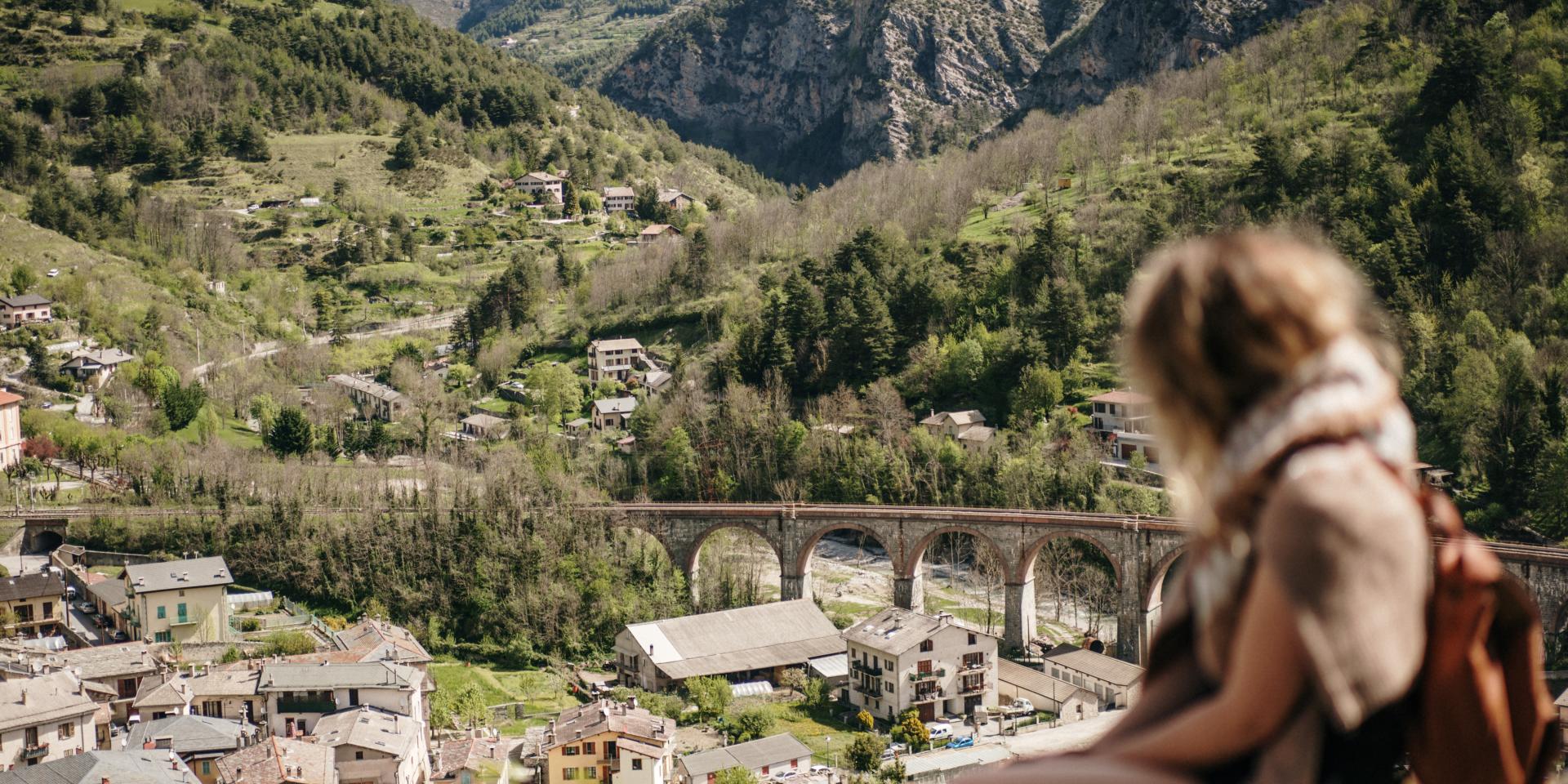Vue Sur La Ligne Ferroviaire Du Train Des Merveilles Tende Pango Visual