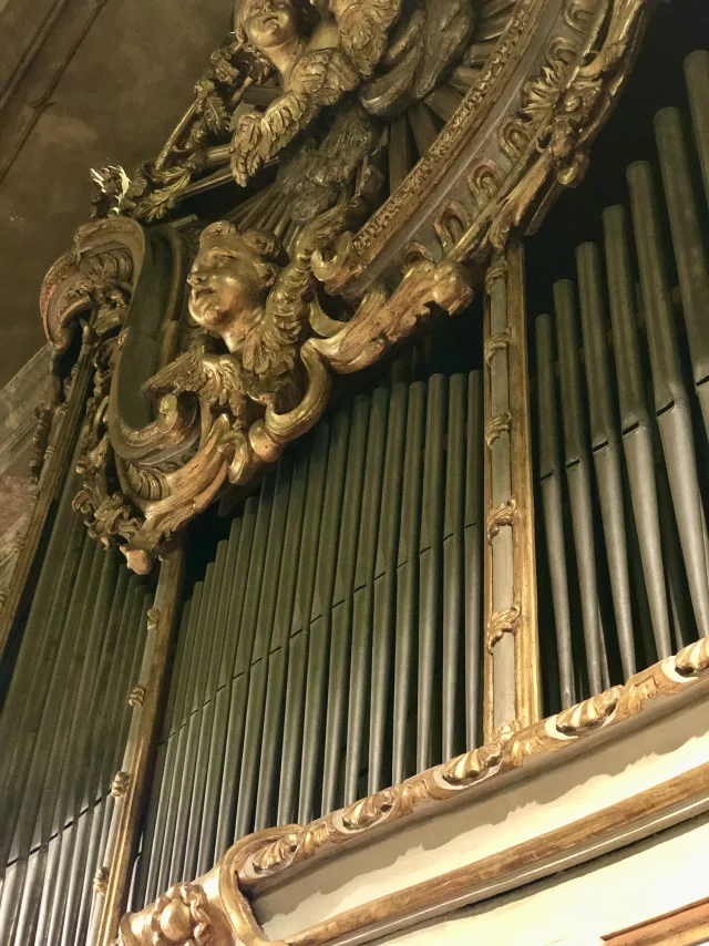 Festival Route Royale Des Orgues Orgue Des Freres Concone Eglise De Breil Sur Roya 1758 1760 Lrro Cliche F. Marcon