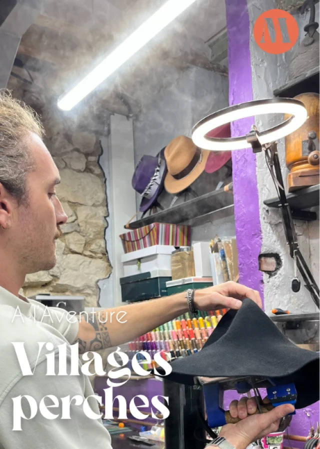 Le Chapelier De Gorbio Dans Son Atelier