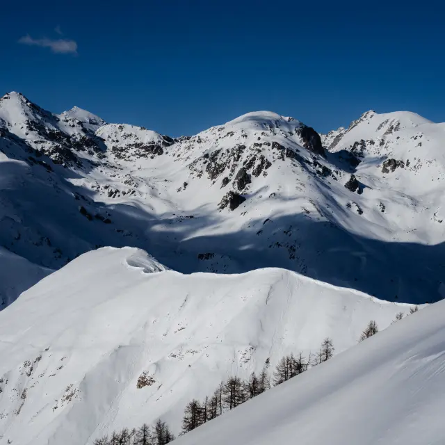 Paesaggio innevato nella Valle della Roya Clement Rougier