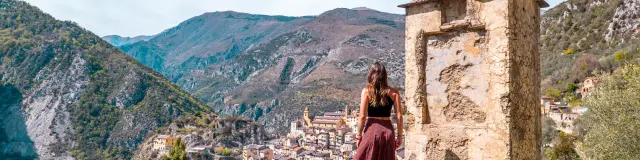 Village De Saorge Vallee De La Roya Isabelle Fabre