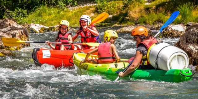 Cani Canoa en Le rapide de la Sablière