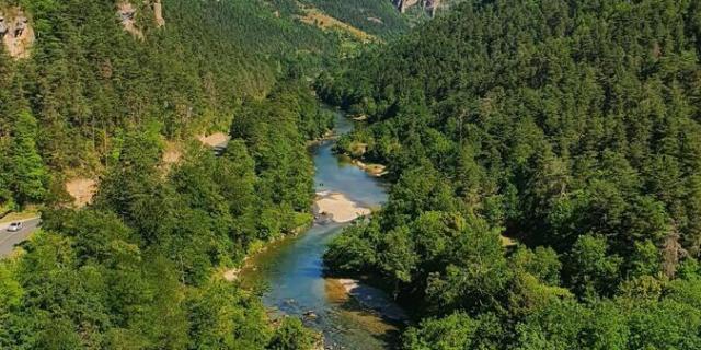 En las Gargantas del Tarn hacia los viñedos