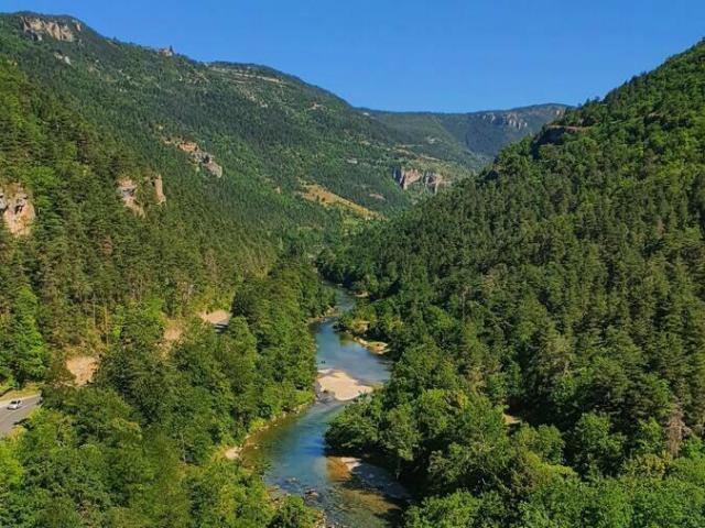 En las Gargantas del Tarn hacia los viñedos