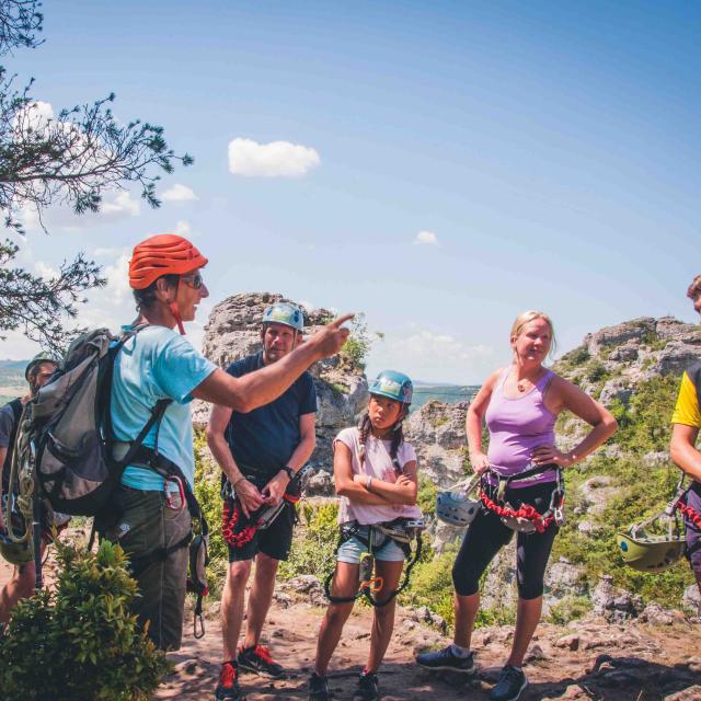 Rots en klettersteig