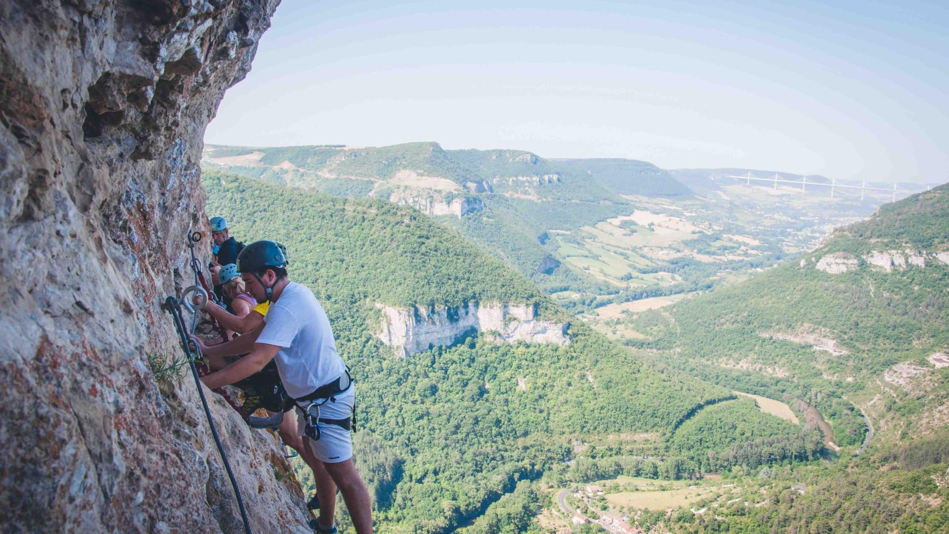Rots en klettersteig