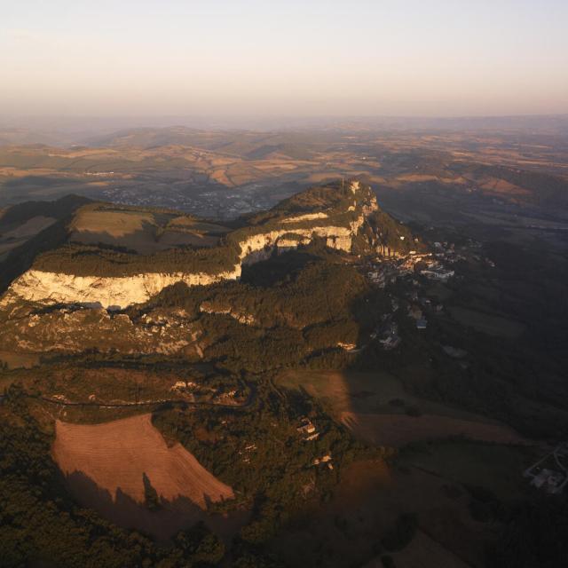 Vista aérea de Roquefort 9grands Sites Midi Pyenees