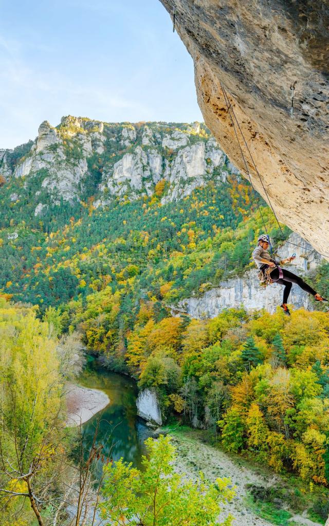 Klimmen Cirque Des Baumes Gorges Du Tarn Copyright Remi Flament Pact Gdt Crtloccitanie 0037650 Md Min