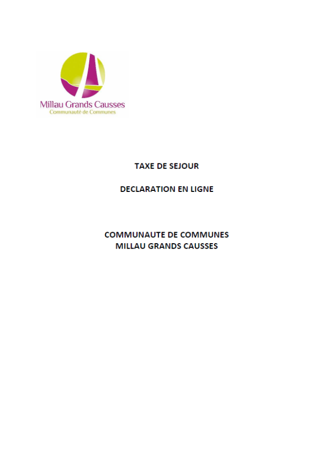 Taxe De Sejour Declaration En Ligne