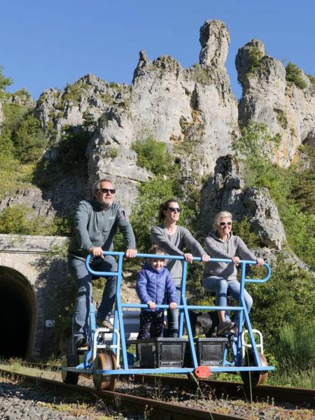 Sejour 6 Le Larzac Du Velorail Sur La Terre Des Templiers Cveloraildularzac 1