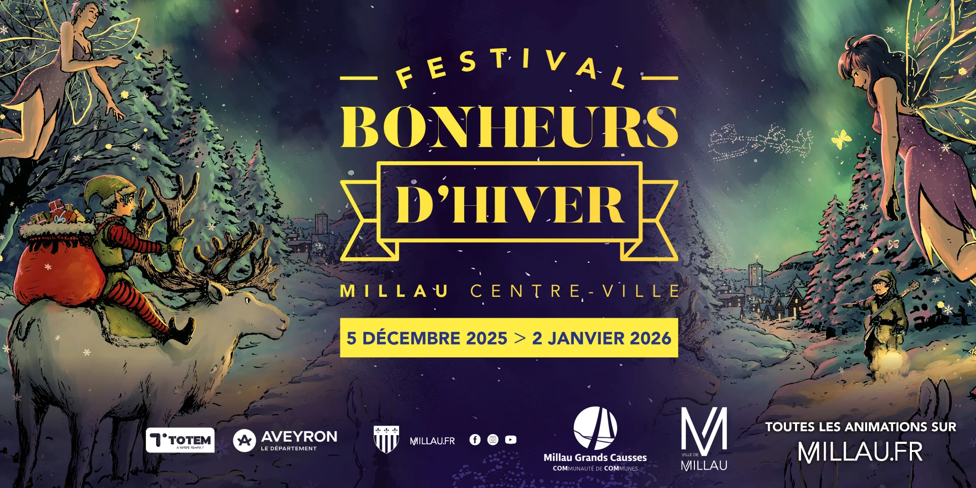 Bonheurs d'hiver 2025 _ Bannière programme