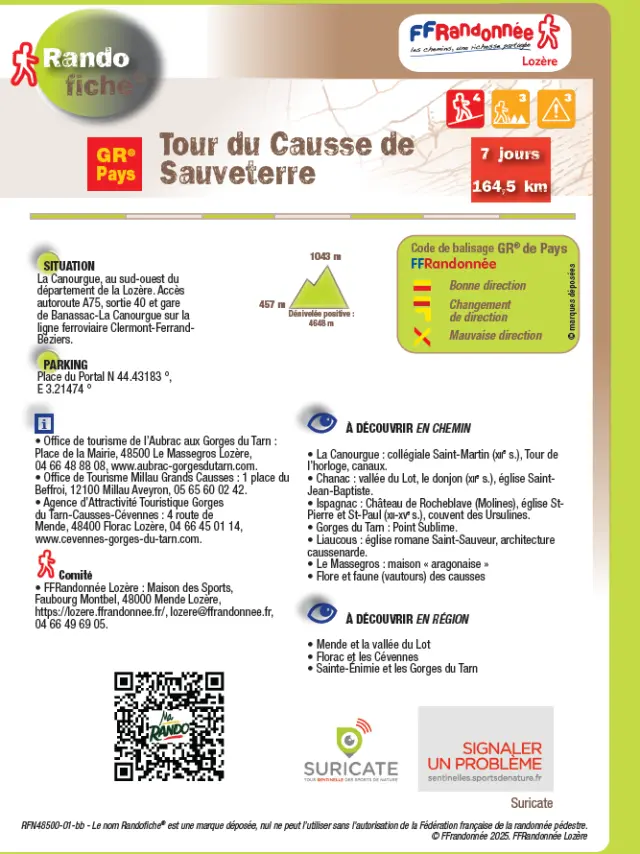 Couverture Topo Cuasse Du Sauveterre