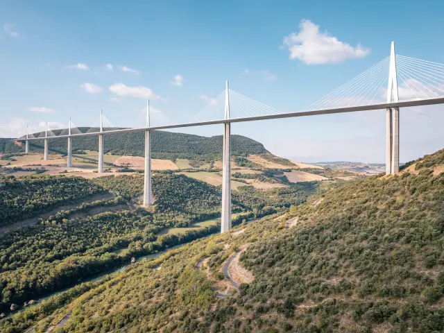 Viaduc De Millau Drone Enzo Planes