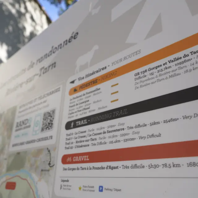 Pose Panneau Ami Sentier Riviere Sur Tarn Nouvelle Signaletique Apn Millau Grands Causses