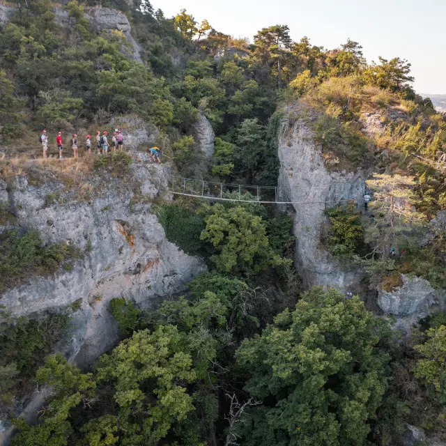 Via Ferrata Du Boffi Millau Enzo Planes