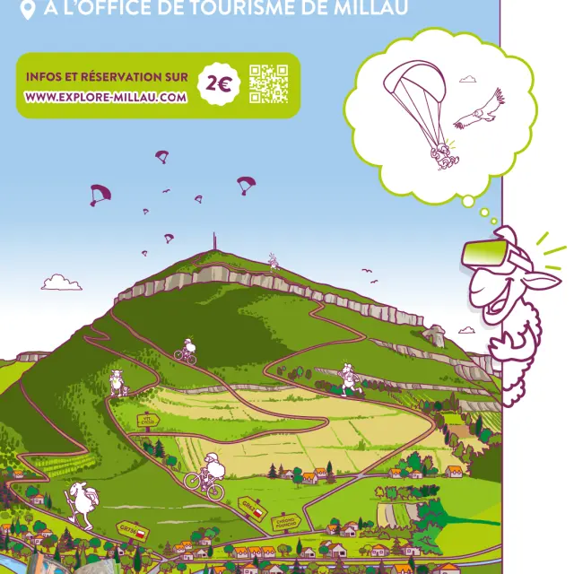 Affiche VR experience parapente