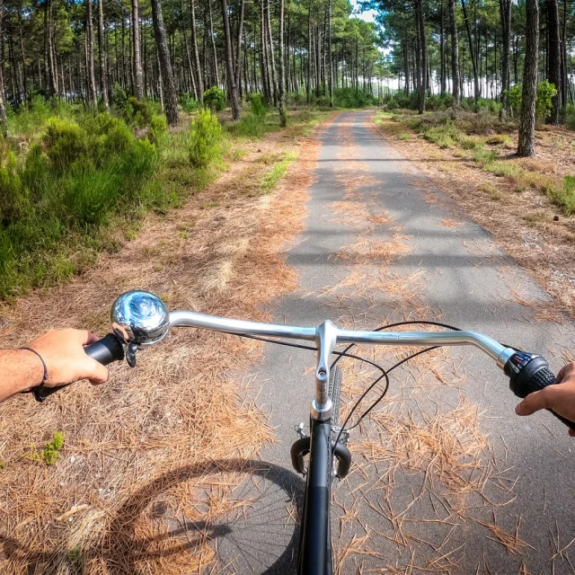 vélo sur la piste cyclable