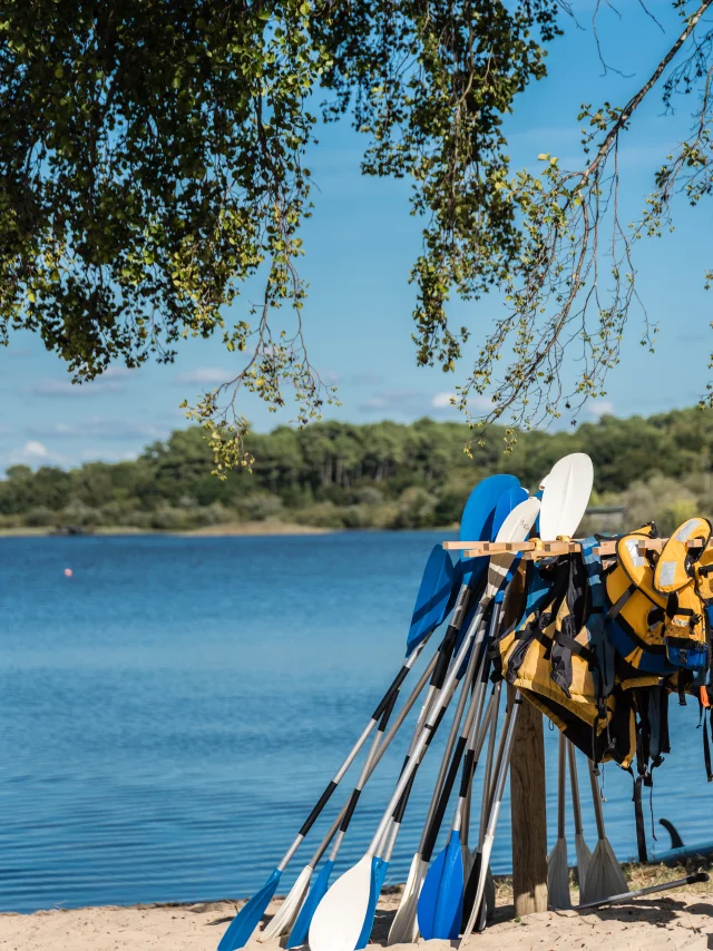 activités sur le lac d'Aureilhan