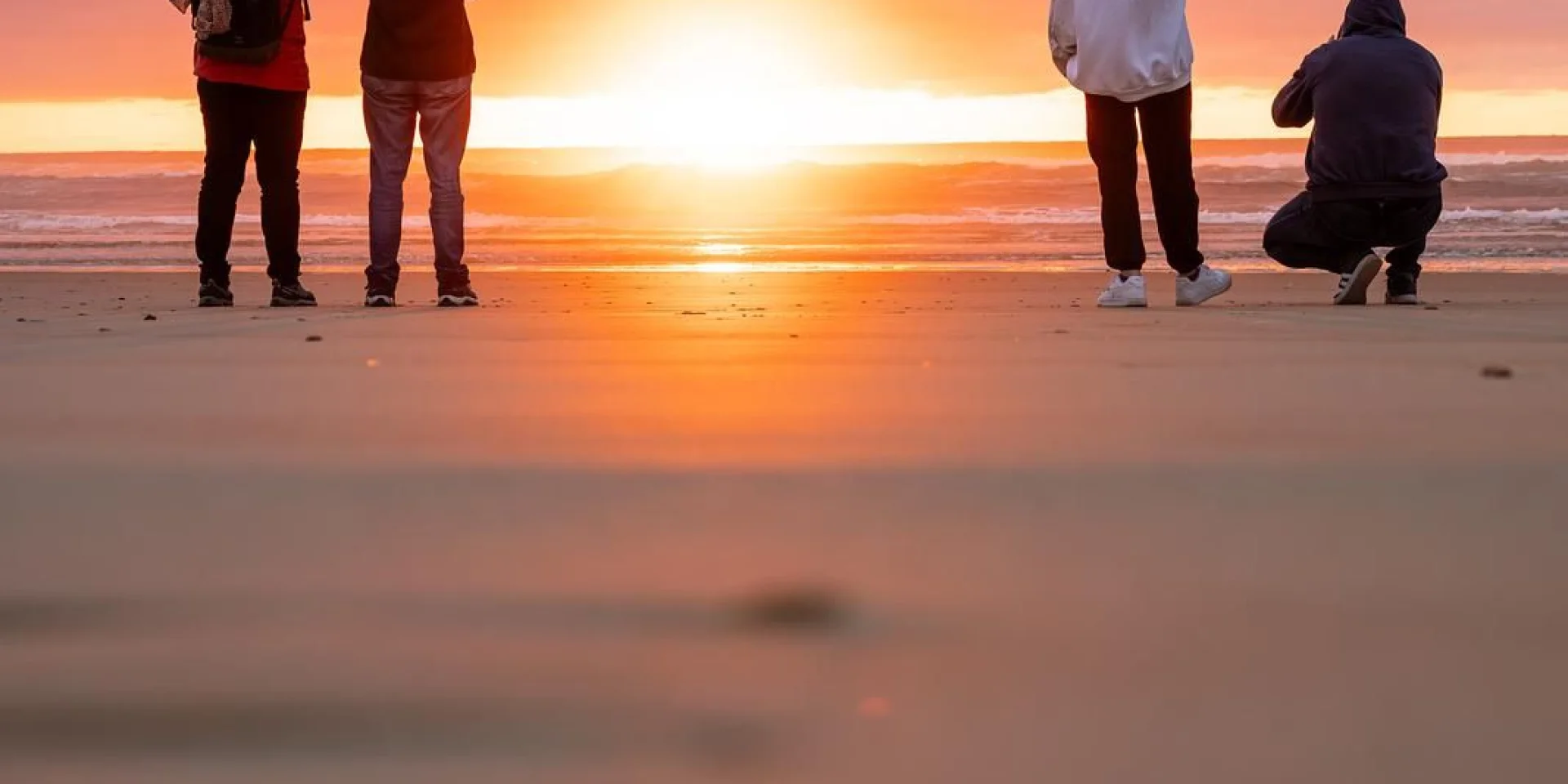 Sonnenuntergang in Mimizan