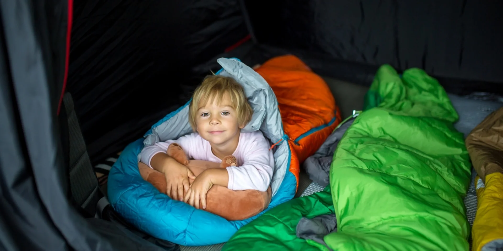 acampar con niños