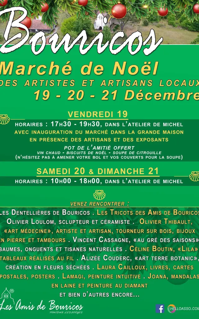 19 a 21 12 Paseo navideño Bouricos Pontenx