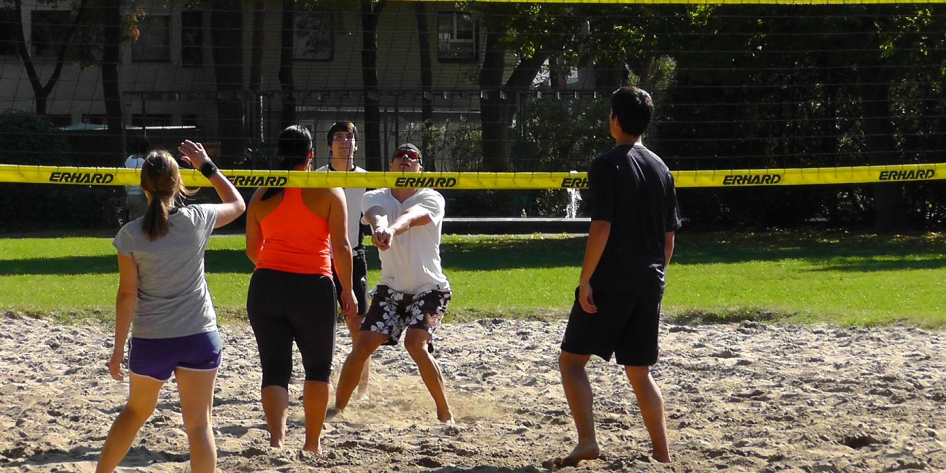 Beach Volley à la base de Loisirs