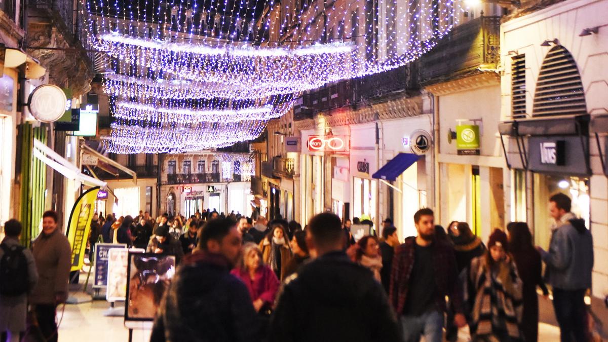 Christmas lights and market Montpellier Tourism